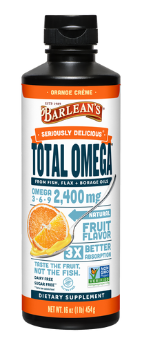 Seriously Delicious Total Omega Orange Creme 16 oz