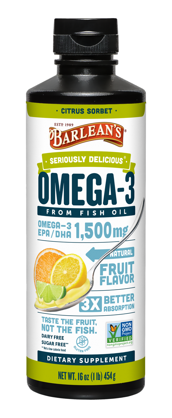 Seriously Delicious High Potency Omega-3 Citrus Sorbet 16 oz