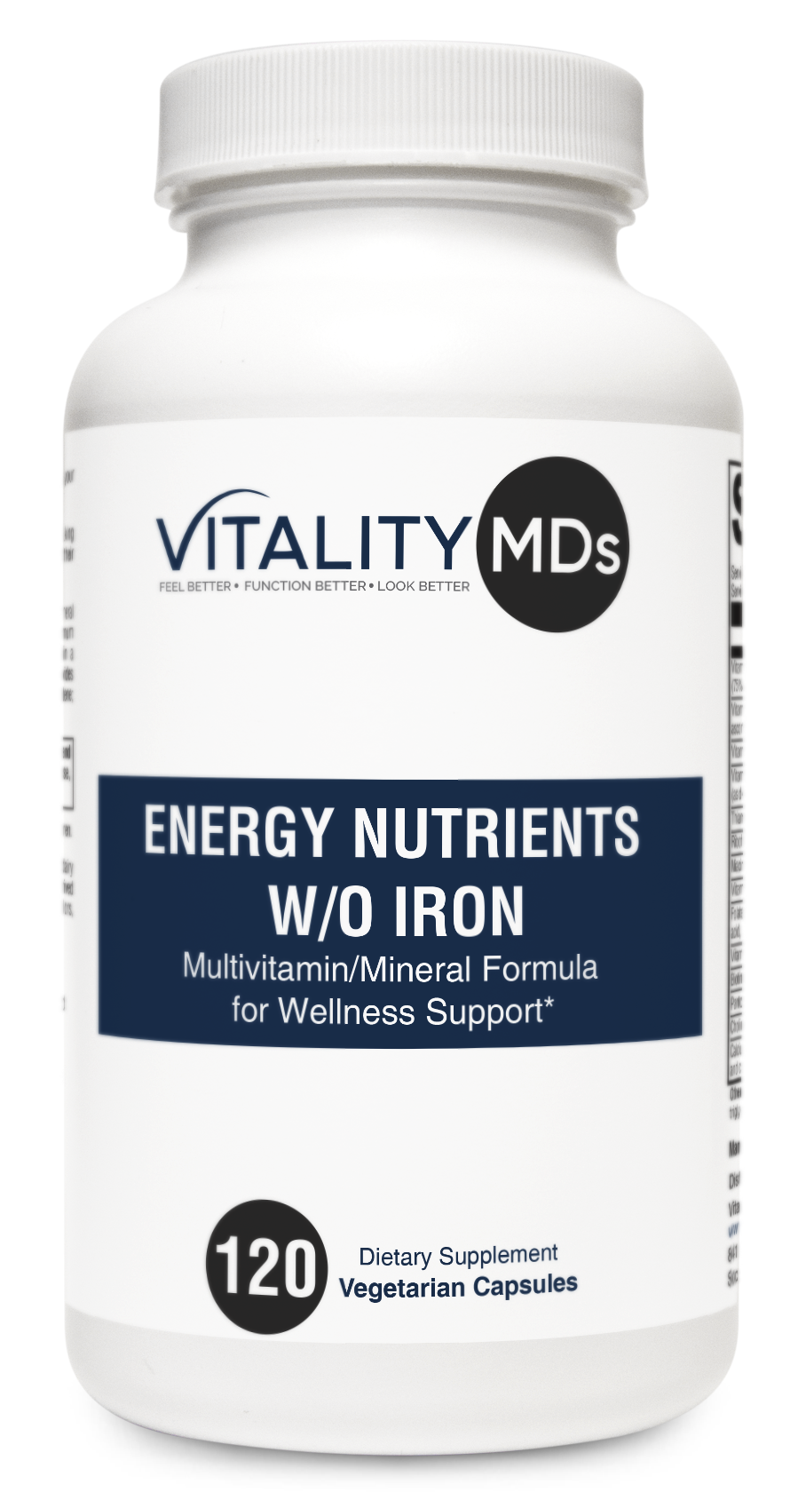 Vitality MDs, Energy Nutrients w/o Iron