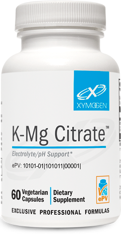XYMOGEN, K-Mg Citrate 60 Capsules