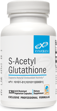 XYMOGEN, S-Acetyl Glutathione 120 Capsules