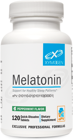 XYMOGEN, Melatonin Peppermint 120 Tablets