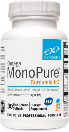 XYMOGEN, Omega MonoPure Curcumin EC 30 Softgels
