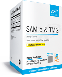 XYMOGEN, SAM-e & TMG Lemon 30 Servings