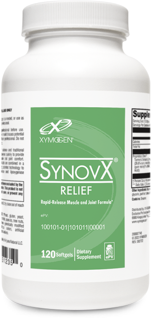 XYMOGEN, SynovX Relief 120 Softgels