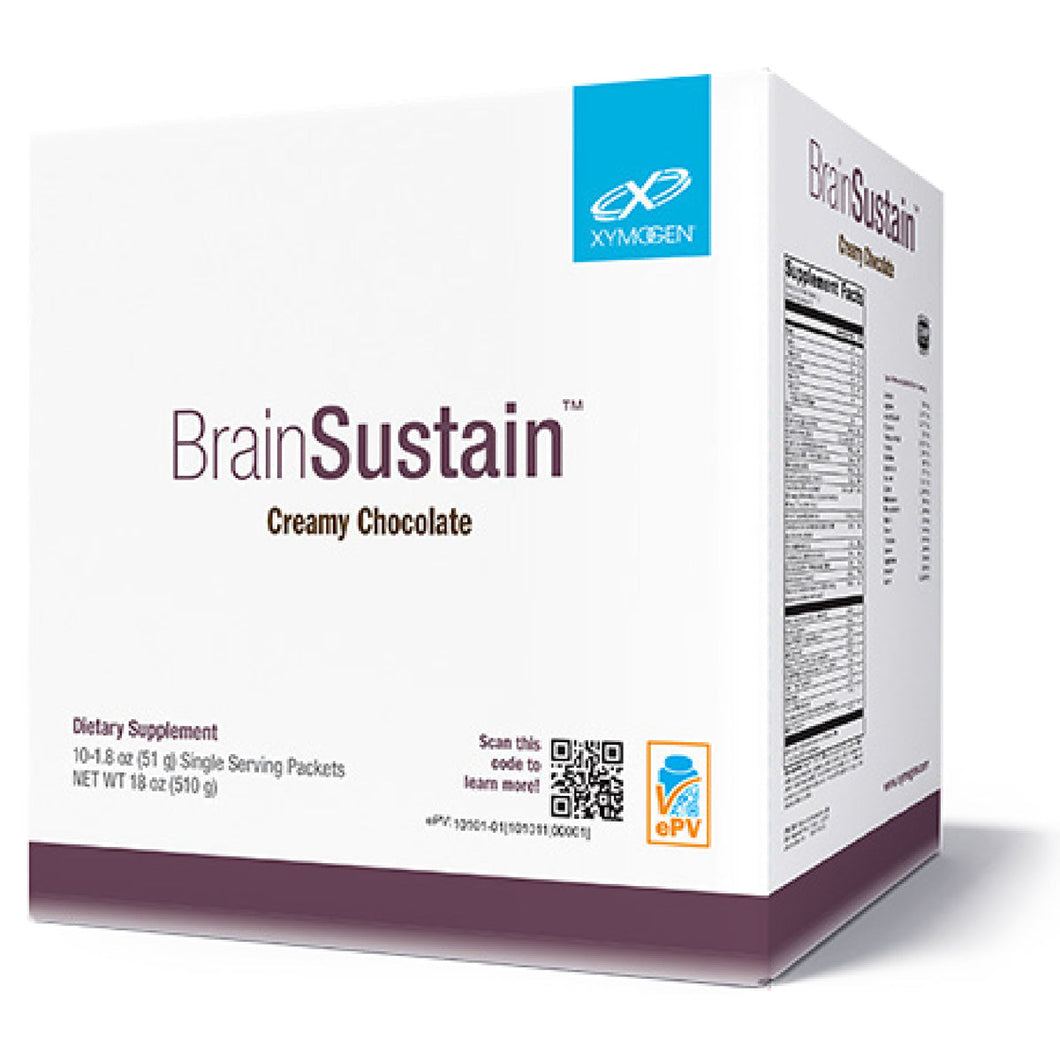 XYMOGEN, BrainSustain Creamy Chocolate 10 Servings