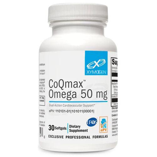 XYMOGEN, CoQmax Omega 50 mg 30 Softgels