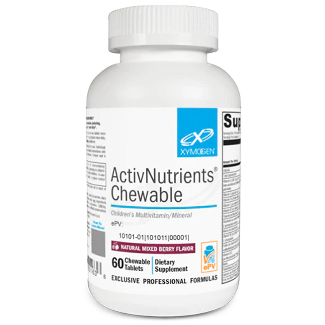 XYMOGEN, ActivNutrients Chewable Mixed Berry 60 Tablets